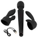 You2Toys Super Strong Wand Massage Vibrator with 2 Attachments USB Rechargeable Sex Toy
