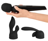 You2Toys Super Strong Wand Massage Vibrator with 2 Attachments USB Rechargeable Sex Toy