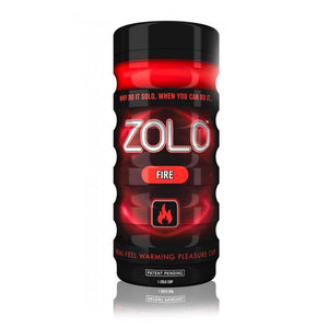 Zolo Fire Warming Pleasure Cup Male Masturbator Penis Stimulator Sex Stroker