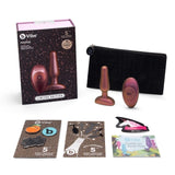 B-Vibe Limited Edition Novice Butt Plug Galaxy Plum Beginners Remote Control Anal Sex Toy