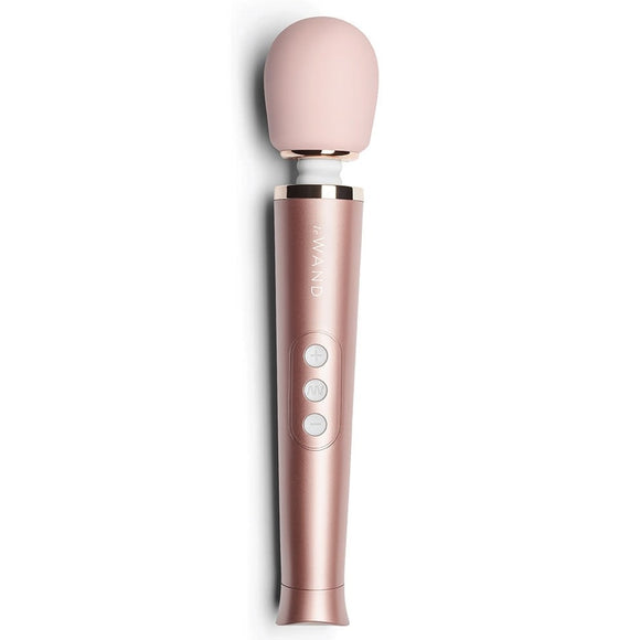 Le Wand Petite Wand Vibrator Massage Stick Rose Gold Travel Light Rechargeable Sex Toy