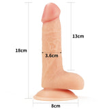 Lovetoy Ingen Easy Strap On 7" Dildo Set Soft Realistic Penis Sex Harness Kit