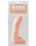 Basix 10 Inch Fat Boy Flesh Dildo Classic Realistic Penis Thick Shaft Rubber Toy