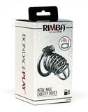 Rimba Chrome Metal Male Chastity Cock Cage Device Padlock Penis Bondage Fetish BDSM