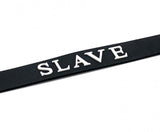 Black Silicone 'Slave' Collar