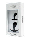 Rimba 'Copenhagen' Anal Plug Set -Black