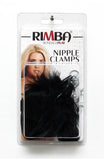 Black Feather Nipple Clamps