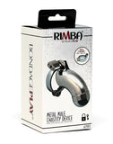 Rimba Houdini Deluxe Male Chastity Device Metal Chrome Cock Cage Lock Penis Bondage Fetish