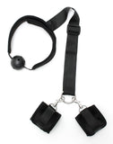 Breathable Mouth Gag with Cuffs