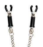 Black Nipple Clamps with Chain