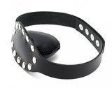 Rimba Soft Genuine Leather Mouth Gag Strap Metal Studs Bondage BDSM Fetish