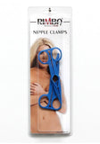 Blue Scissor Nipple Clamps