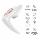 Satisfyer Pro 4 Couples Vibrator Clitoral Stimulator Air Pressure Wave Massage USB Sex Toy