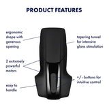 Satisfyer Men Vibration Masturbator Penis Blow Job Stroker Male Oral Sex Toy USB