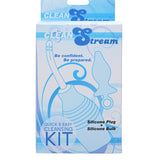 CleanStream Essentials Enema Kit Bulb Anal Pacifier Wash Clyster Butt Plug Set