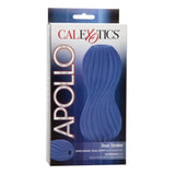 Apollo Dual Stroker Reversible Soft Blue Masturbator Sleeve Discreet Wank Toy